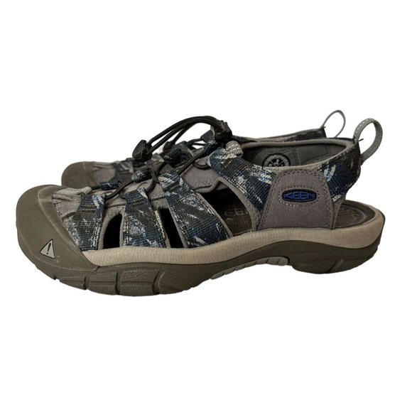 KEEN Men's Newport H2 Sandals Blue Synthetic Size 9 Outdoor Water Shoes - Picture 5 of 9